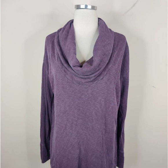 Standard James Perse Cowl Neck Tunic 3 / Large Loose Oversize - Picture 2 of 8